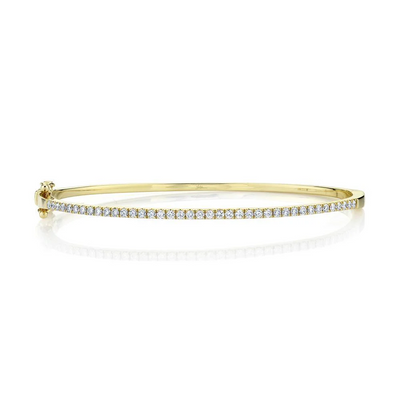 Single Row Diamond Bangle- 0.62Ct