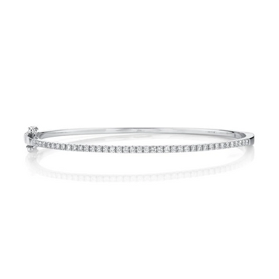 Single Row Diamond Bangle- 0.62Ct