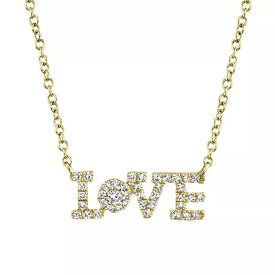 Diamond Love Necklace
