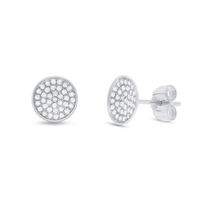 CLASSIC ROUND DIAMOND PAVE STUDS