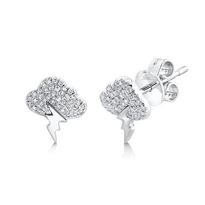 CLOUD & LIGHTENING BOLT PAVE STUDS