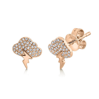 CLOUD & LIGHTENING BOLT PAVE STUDS