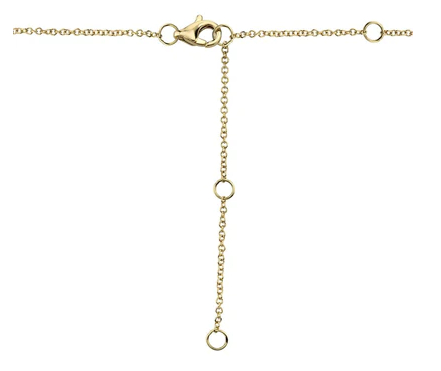 DIAMOND PAVE LARGE HEART NECKLACE- .21CT