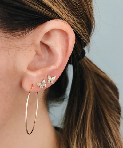 THE PERFECT GOLD HOOP EARRINGS